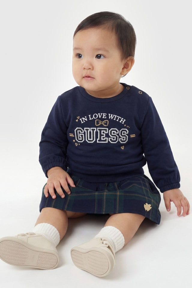 French Terry Sweatshirt- und Rock-Set